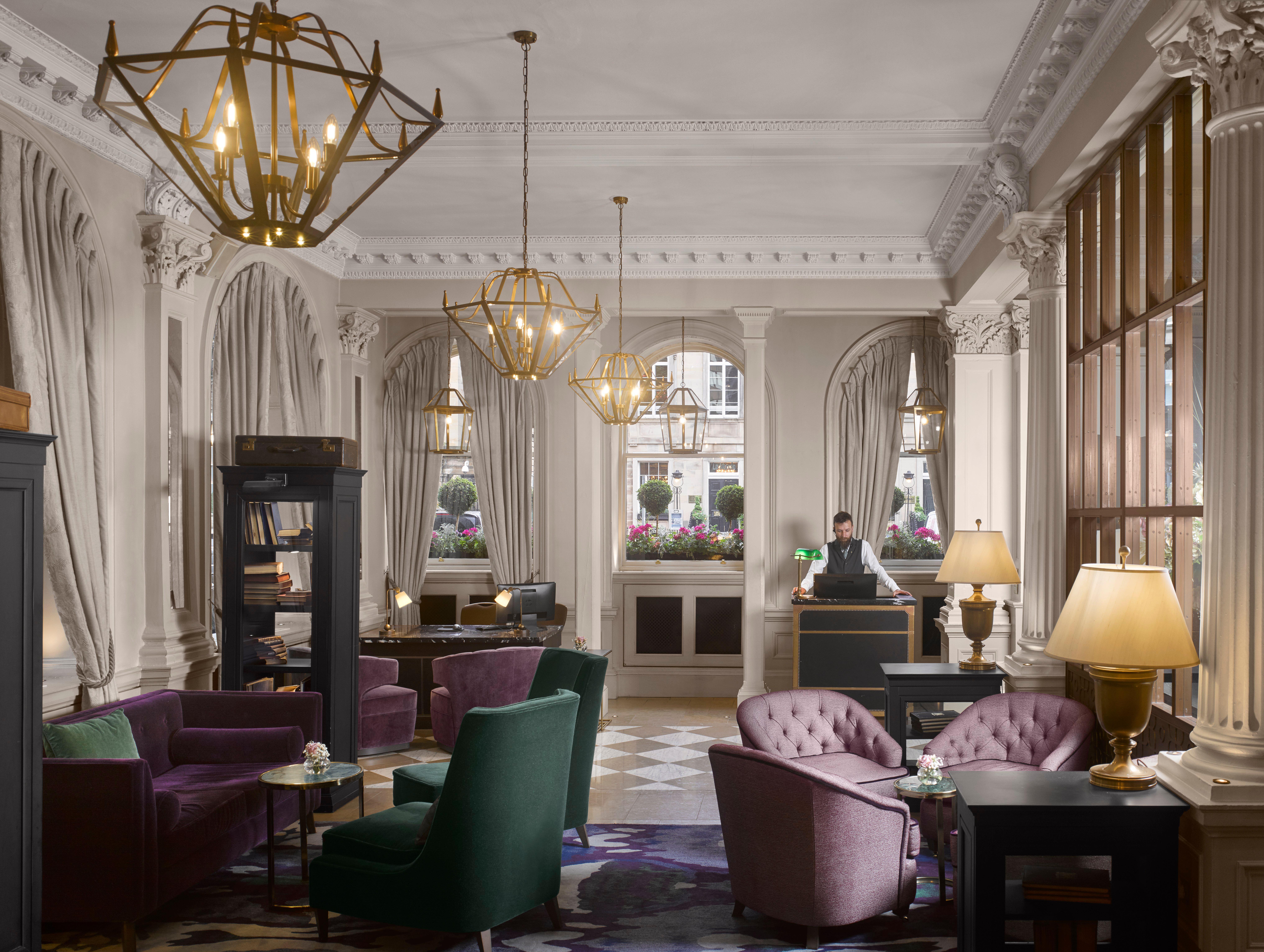 Intercontinental Edinburgh The George By Ihg Hotel Exterior foto The hotel's lobby