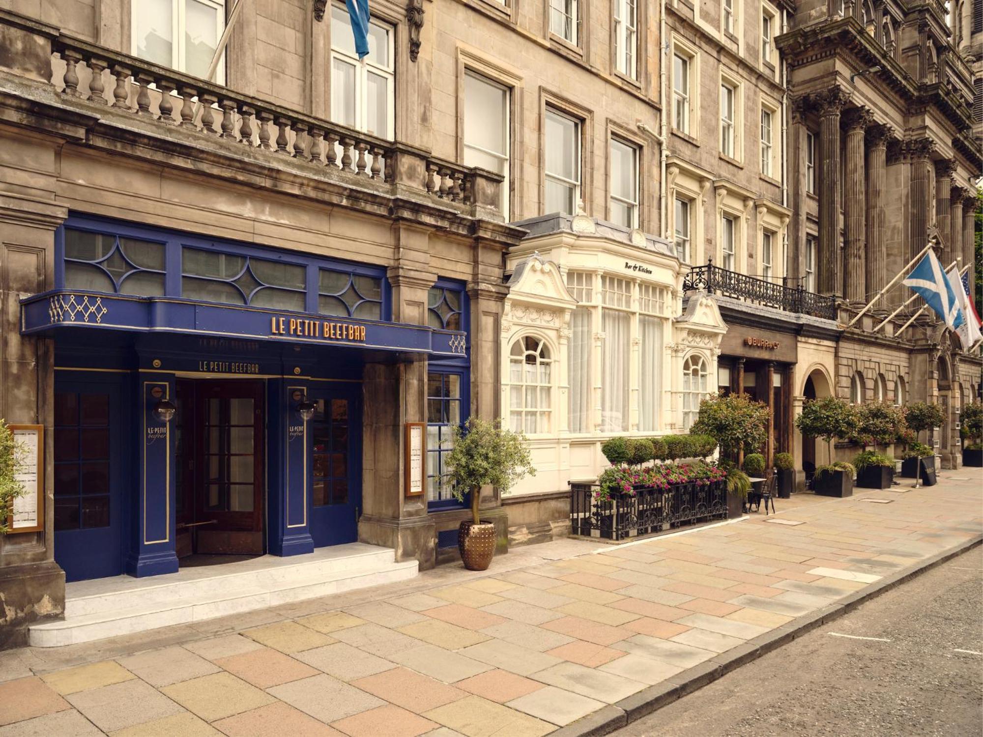Intercontinental Edinburgh The George By Ihg Hotel Exterior foto The hotel's entrance